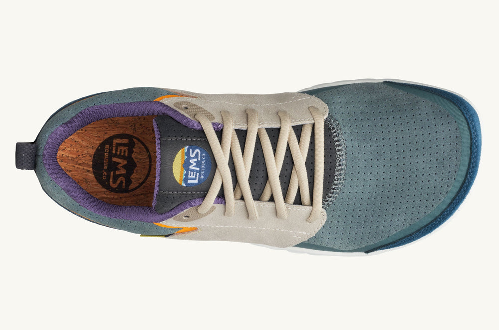 Men's Suede Minimal Sneaker - Gray