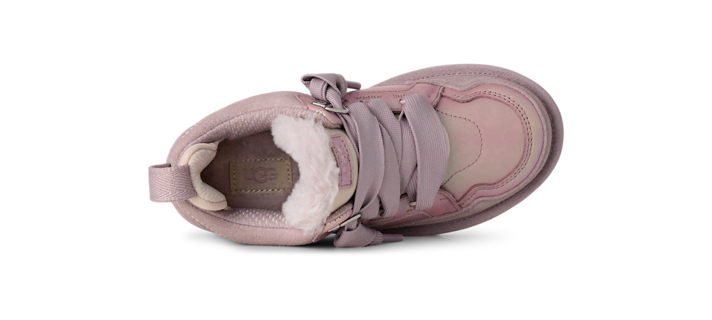 Kids' Iridescent Leather Sneaker