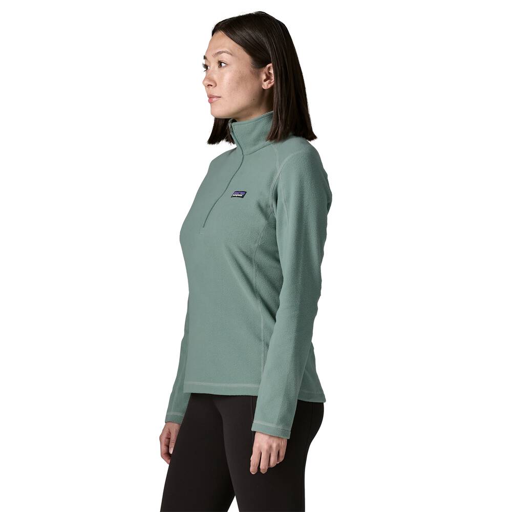 Women's Quarter-Zip Microfleece Pullover - Mango