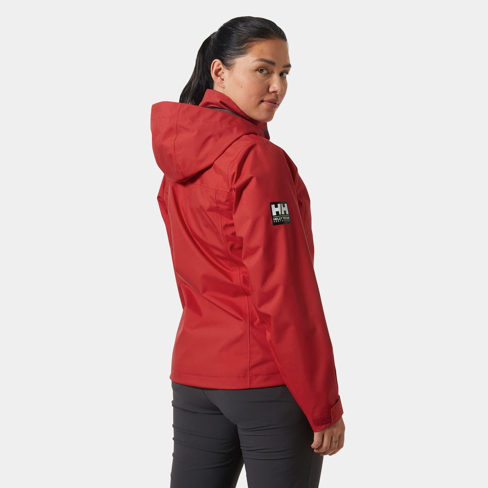 Women's Hooded Sailing Rain Jacket - Black