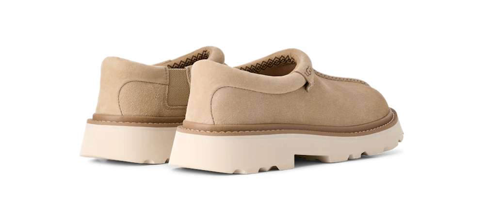 Men's Suede Lug Sole Clog - Mustard