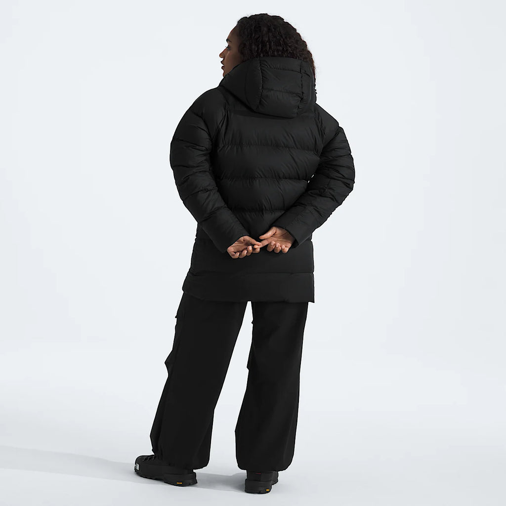Women's Hooded Down Parka - Black