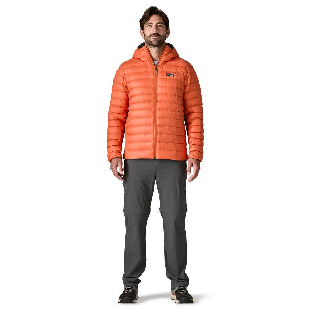 Men's 800-Fill Down Hooded Jacket - Purple