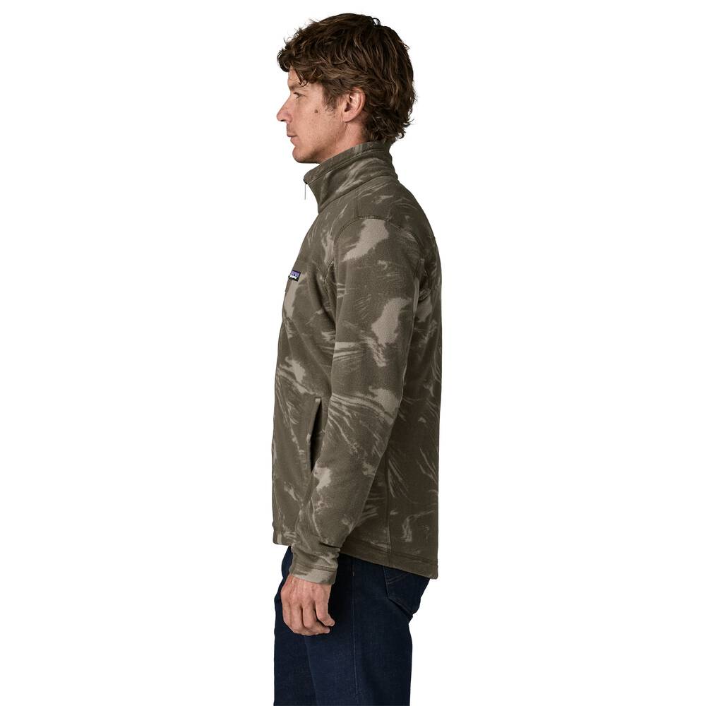 Men's Recycled Microfleece Jacket - Gray