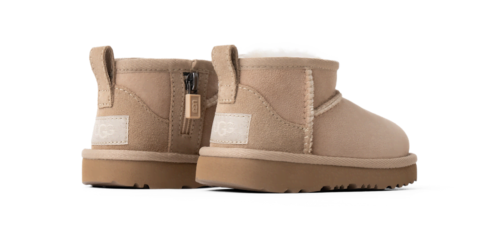 Toddler Sheepskin Mini Boot - Chestnut