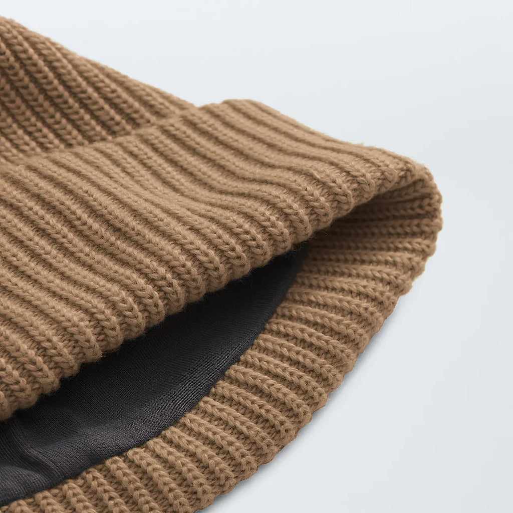 Kids' Lined Beanie - Utility Brown