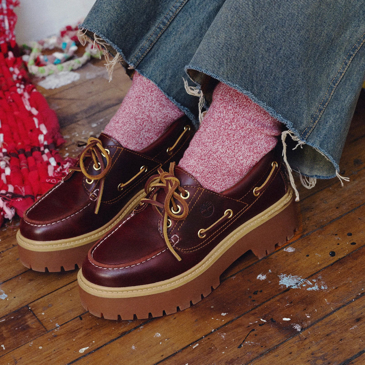 Women's Platform Boat Shoe