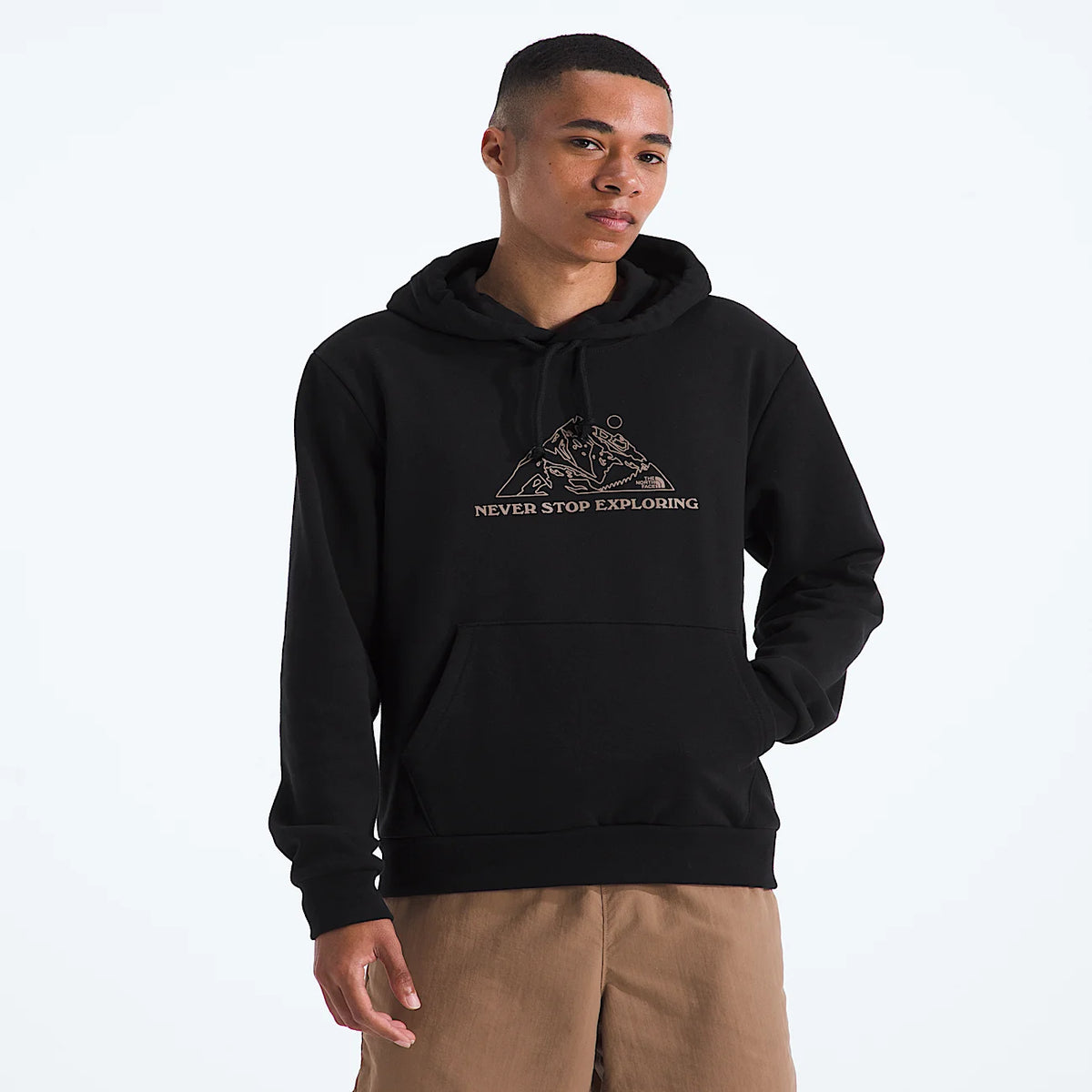 Men's Mountain Graphic Hoodie - Black