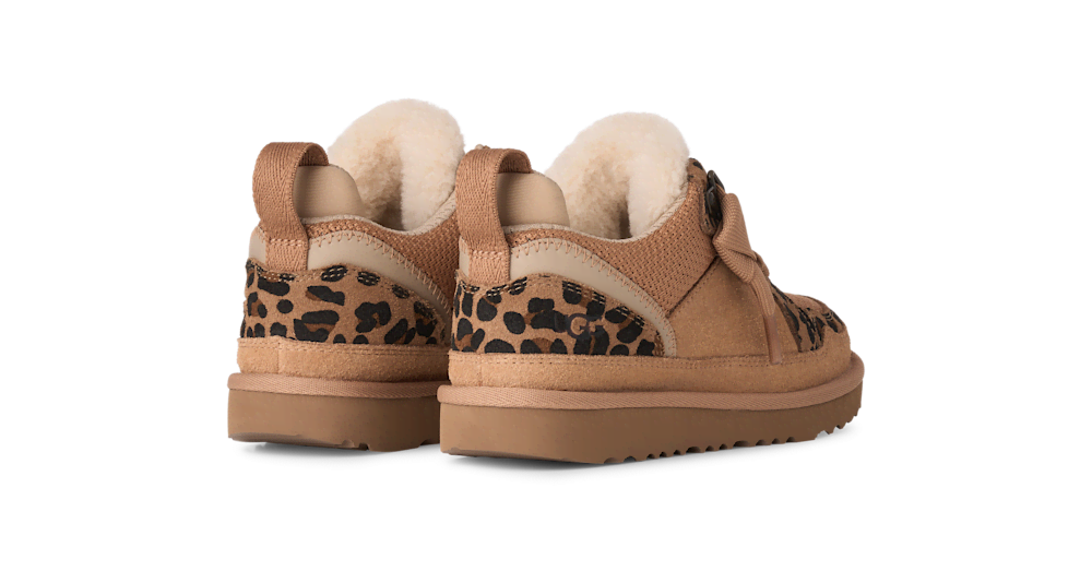 Kids' Animal Print Suede Sneakers