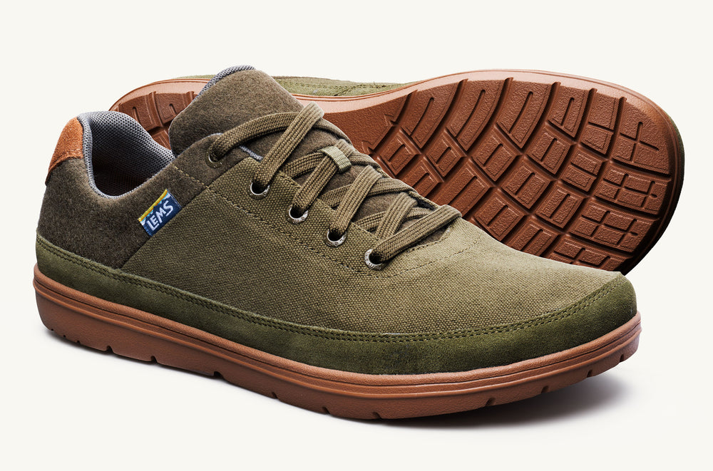 Women's Canvas & Wool Sneaker - Vanilla