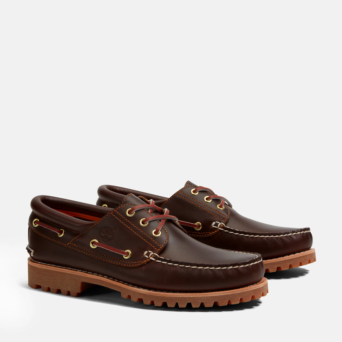Men's Three-Eye Handsewn Lug Boat Shoe