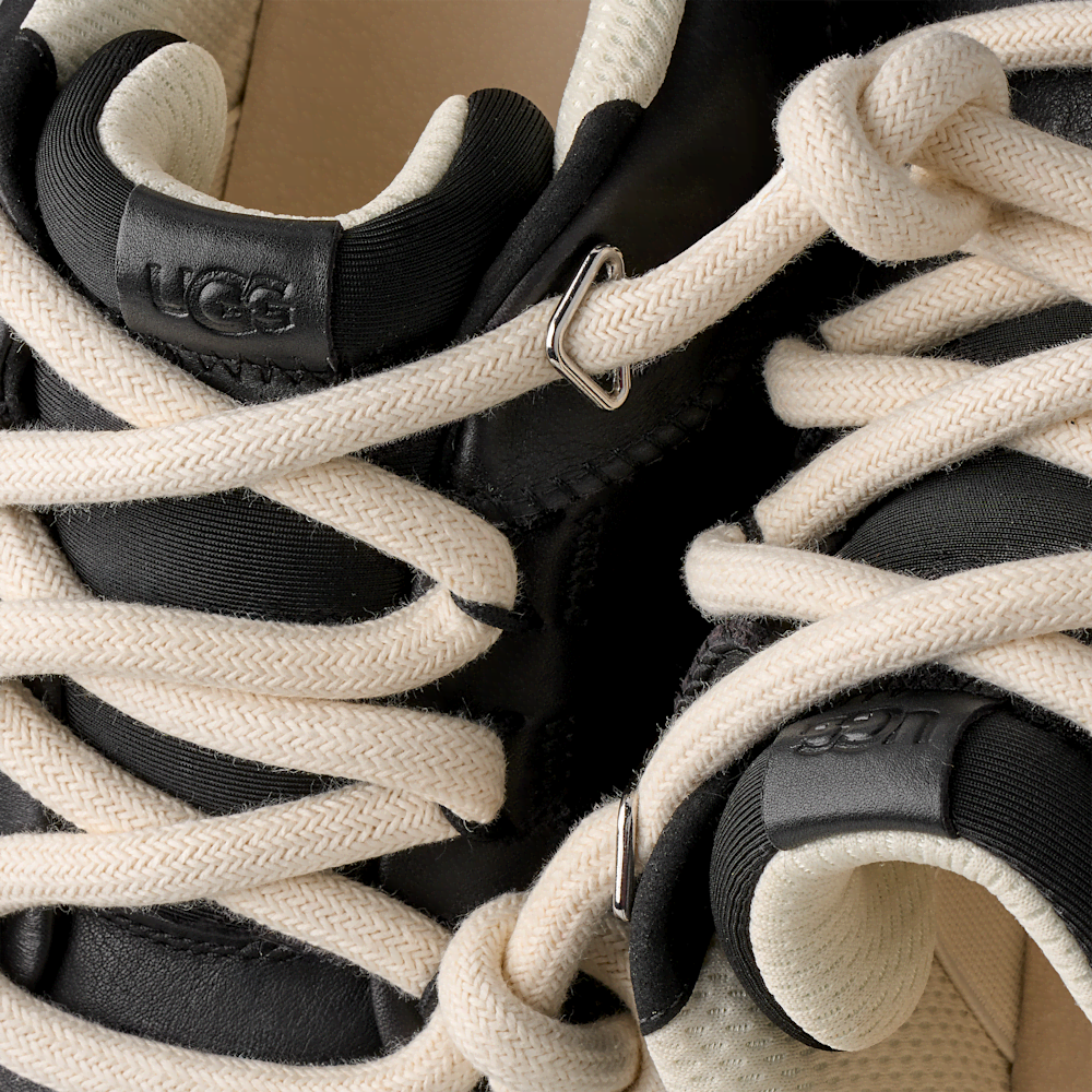 Men's Leather And Suede Sneaker - Chestnut