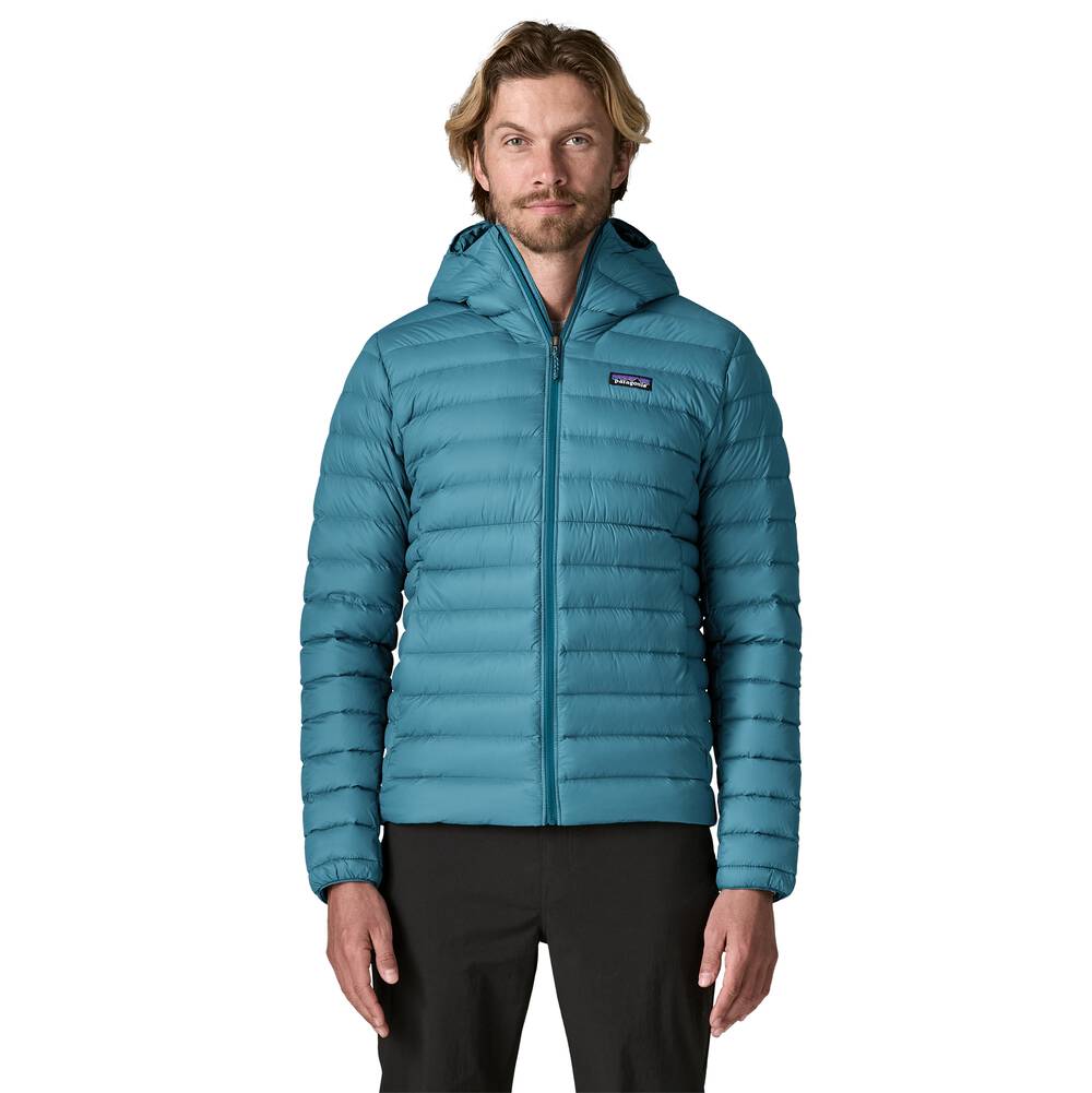 Men's 800-Fill Down Hooded Jacket - Purple