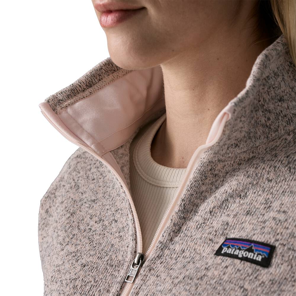 Women's Recycled Knit Fleece Jacket - Black