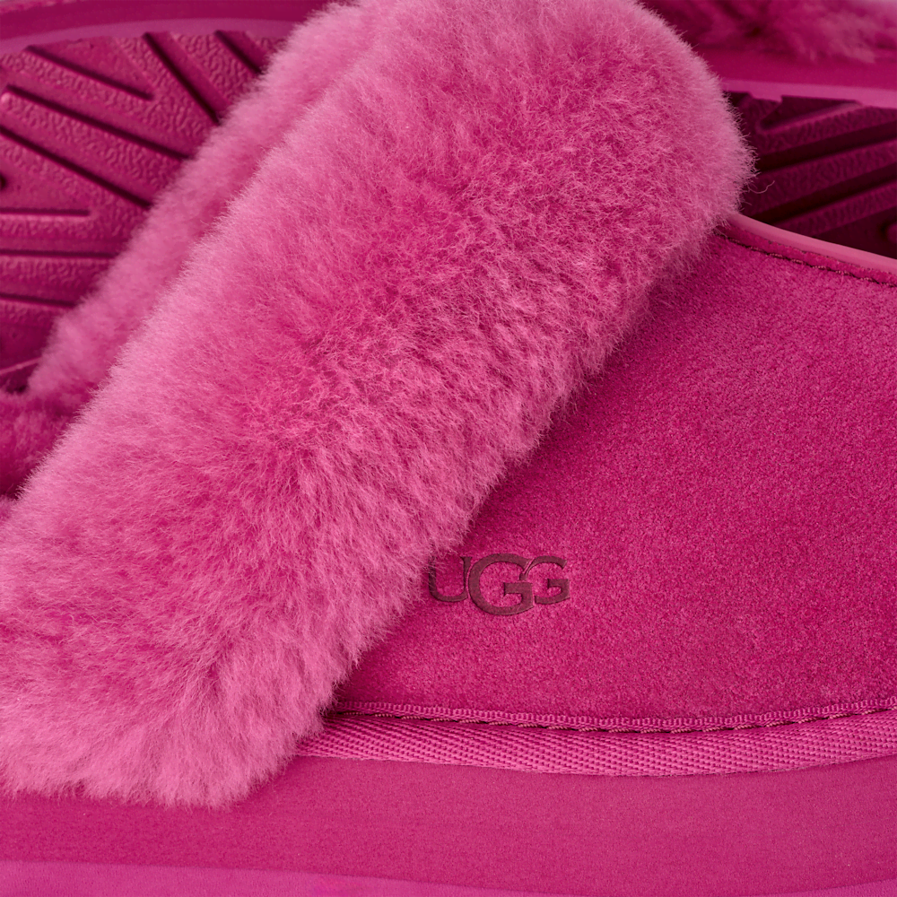Women's Suede Platform Slipper - Brown