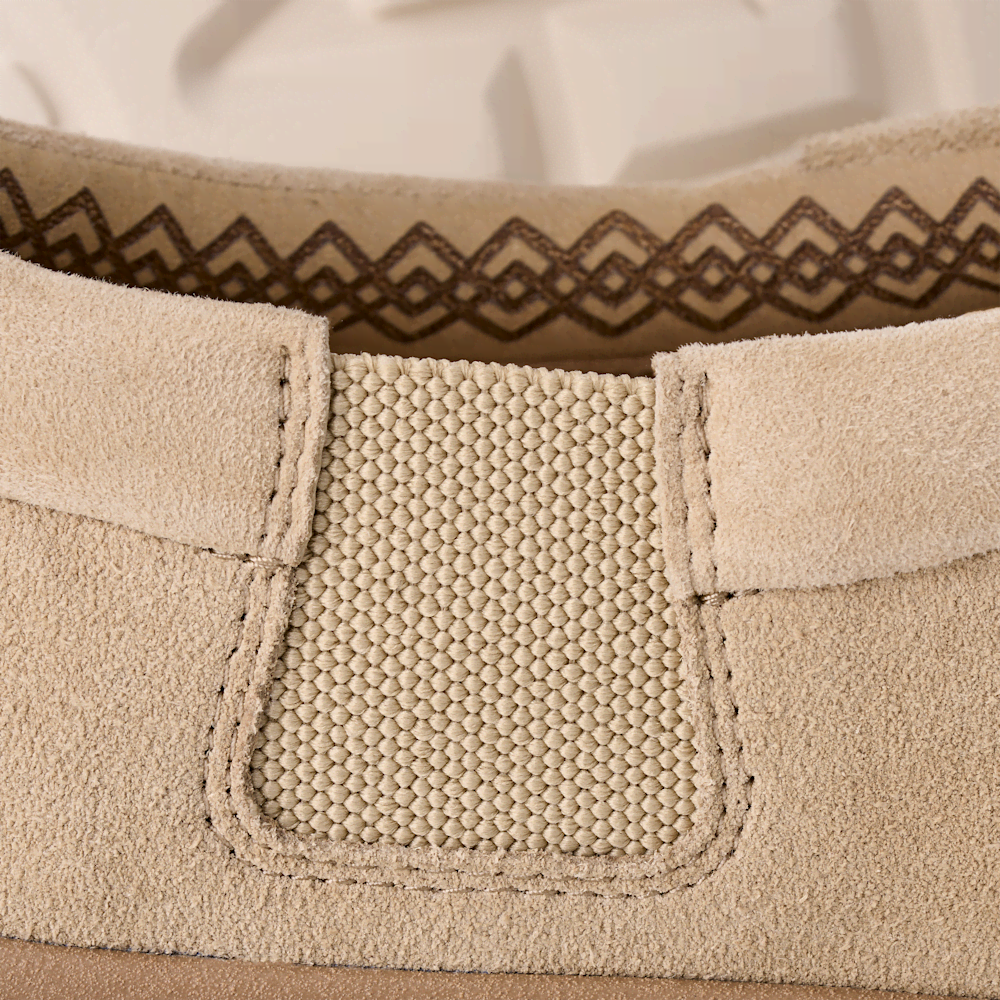 Men's Suede Lug Sole Clog - Mustard