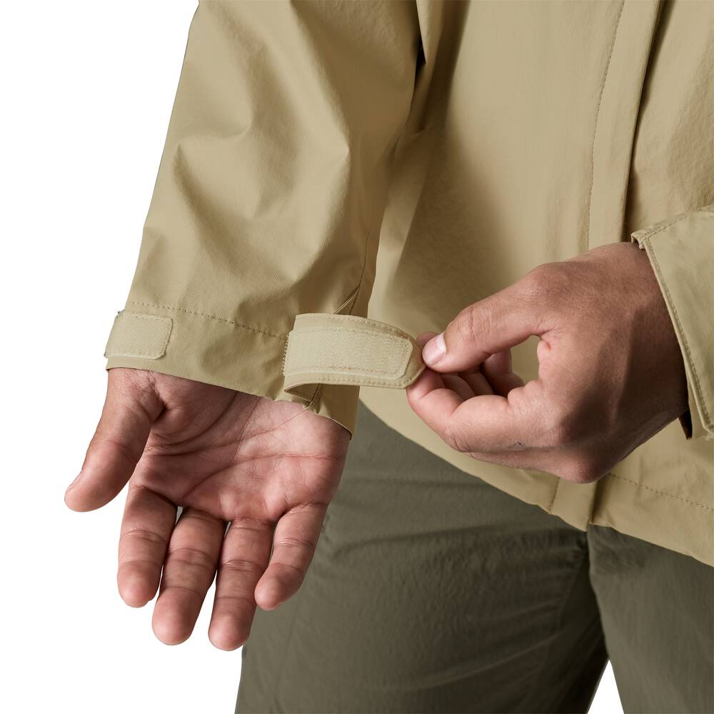 Men's 3-Layer Waterproof Rain Jacket - Gray
