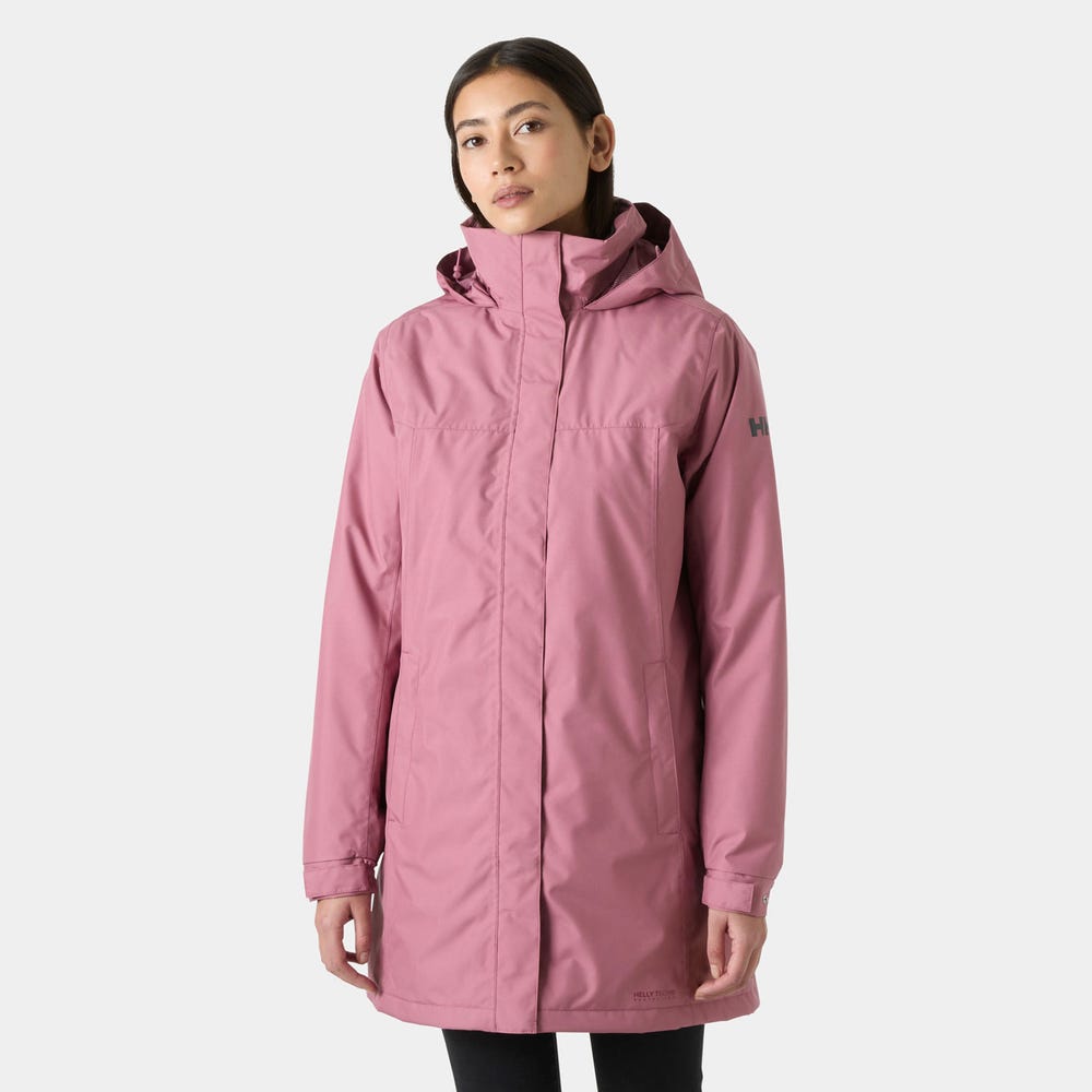 Women's Insulated Rain Coat - White