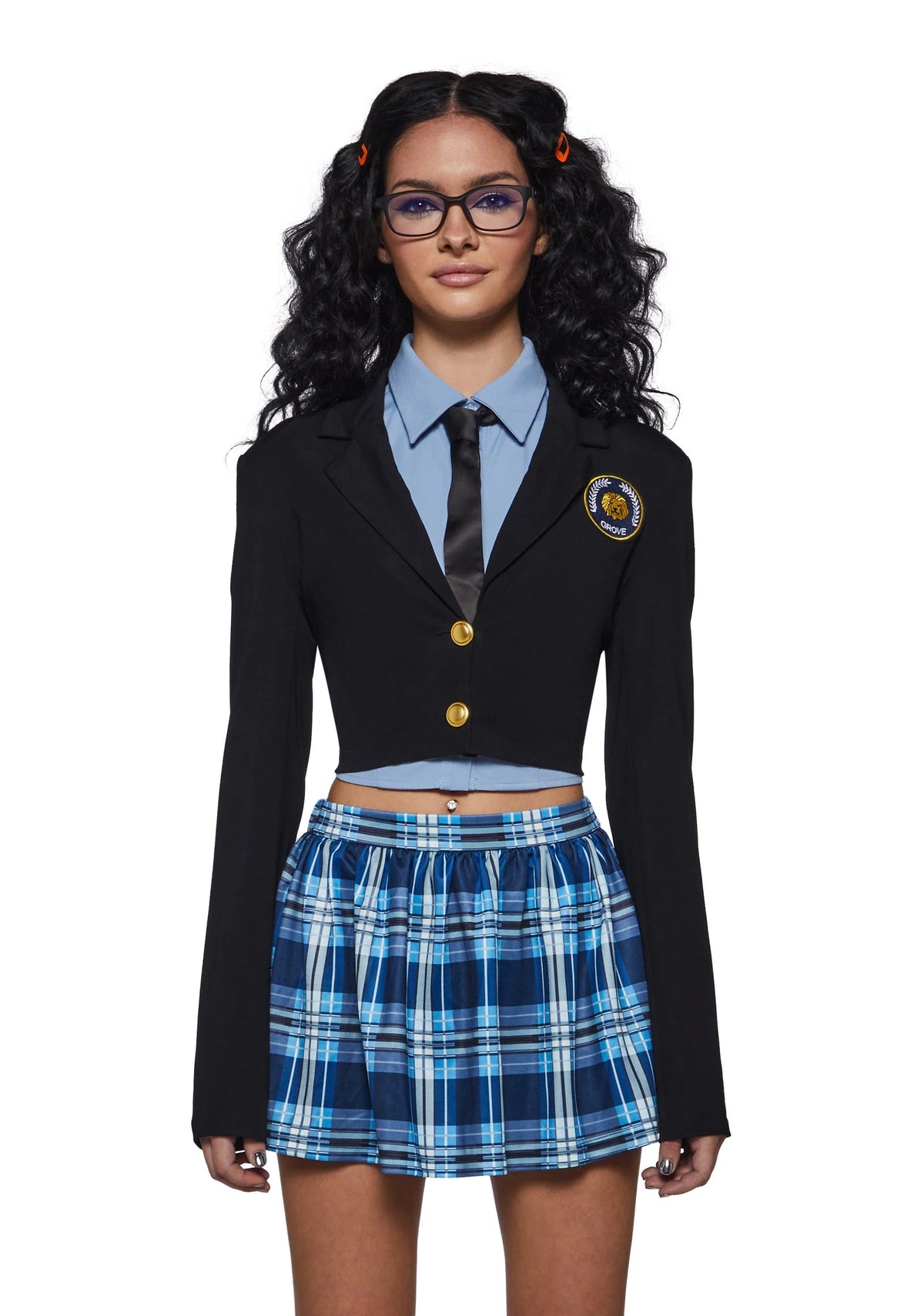 School Uniform Makeover Costume Set - Navy