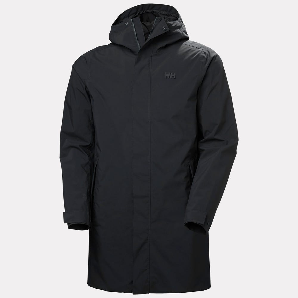 Men's Waterproof Hooded Raincoat - Green