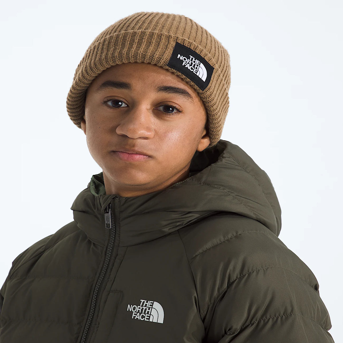 Kids' Lined Beanie - Utility Brown