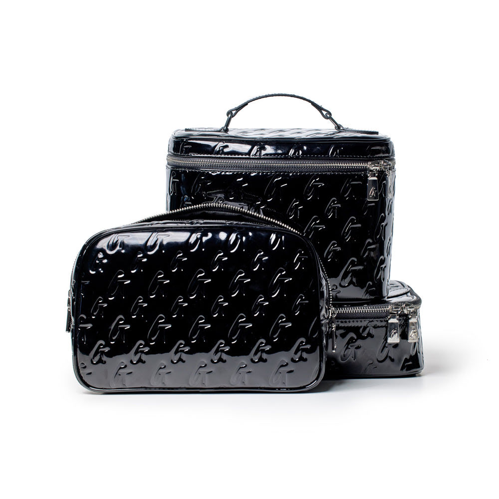 Large Cosmetic Travel Case - Black