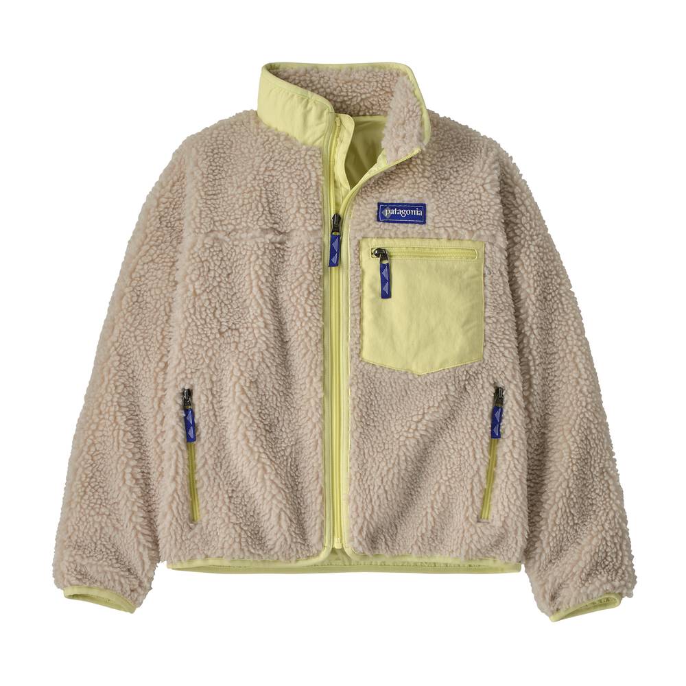Kids' Windproof Pile Fleece Jacket - Natural