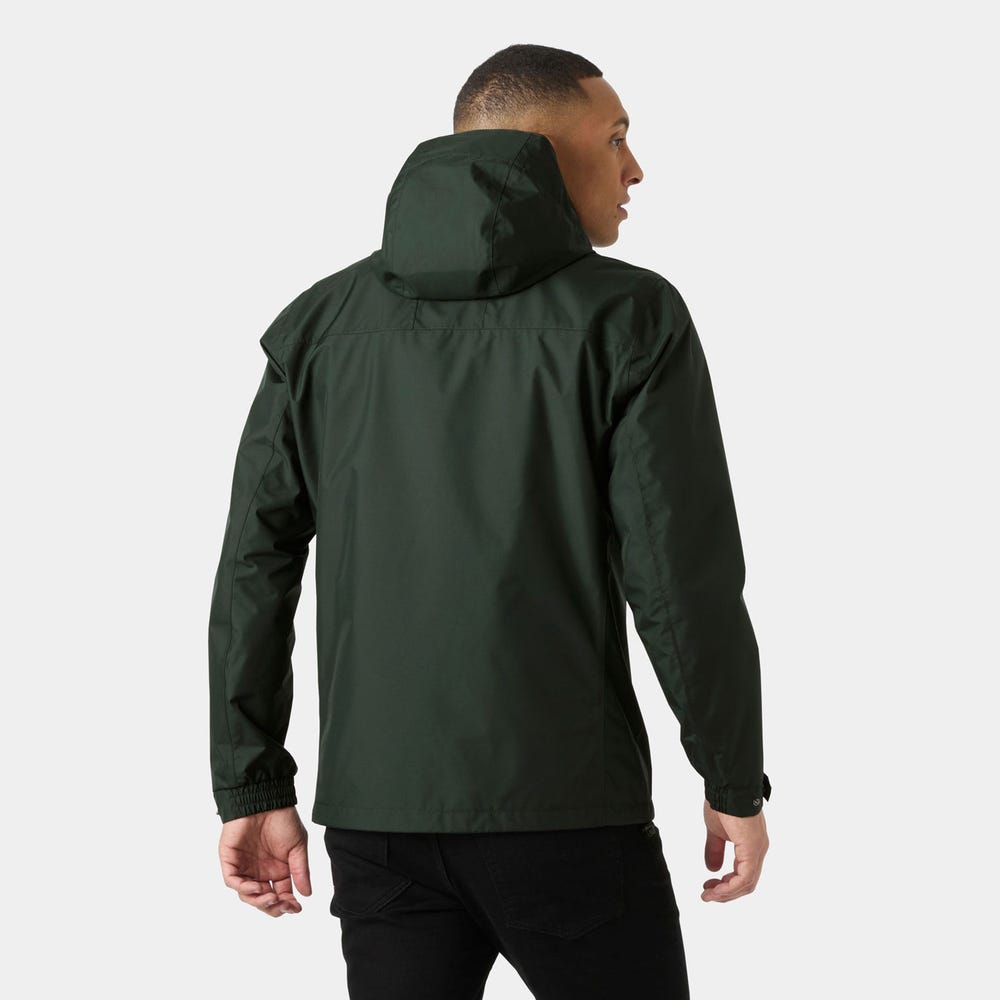 Men's Waterproof Rain Jacket - Green