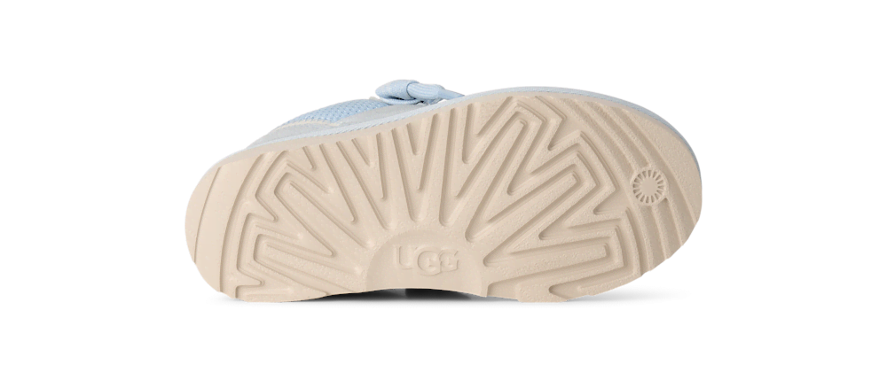Kids' Suede Mesh Sneaker - Dusted Iris