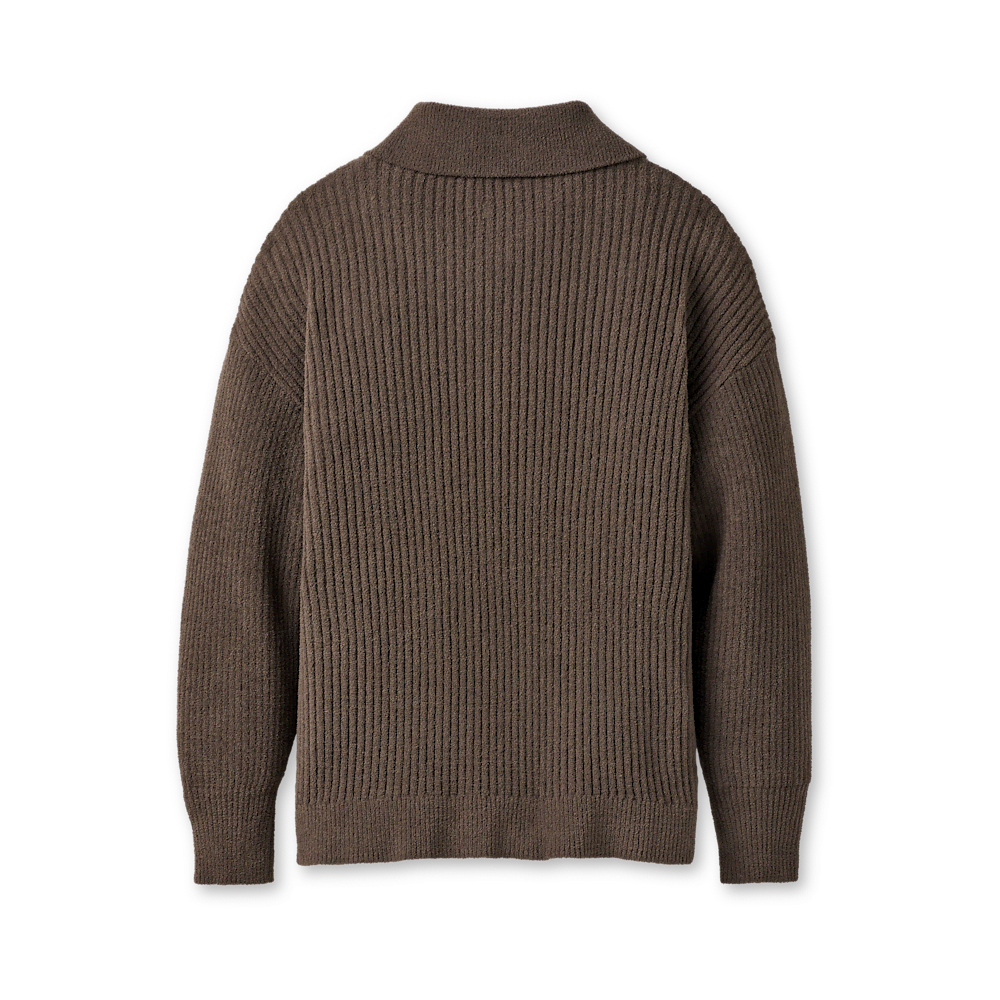 Women's Lightweight Collared Cardigan - Sand