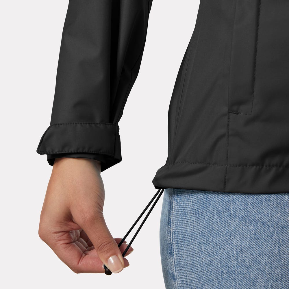 Women's Waterproof Rain Jacket - Hot Pink