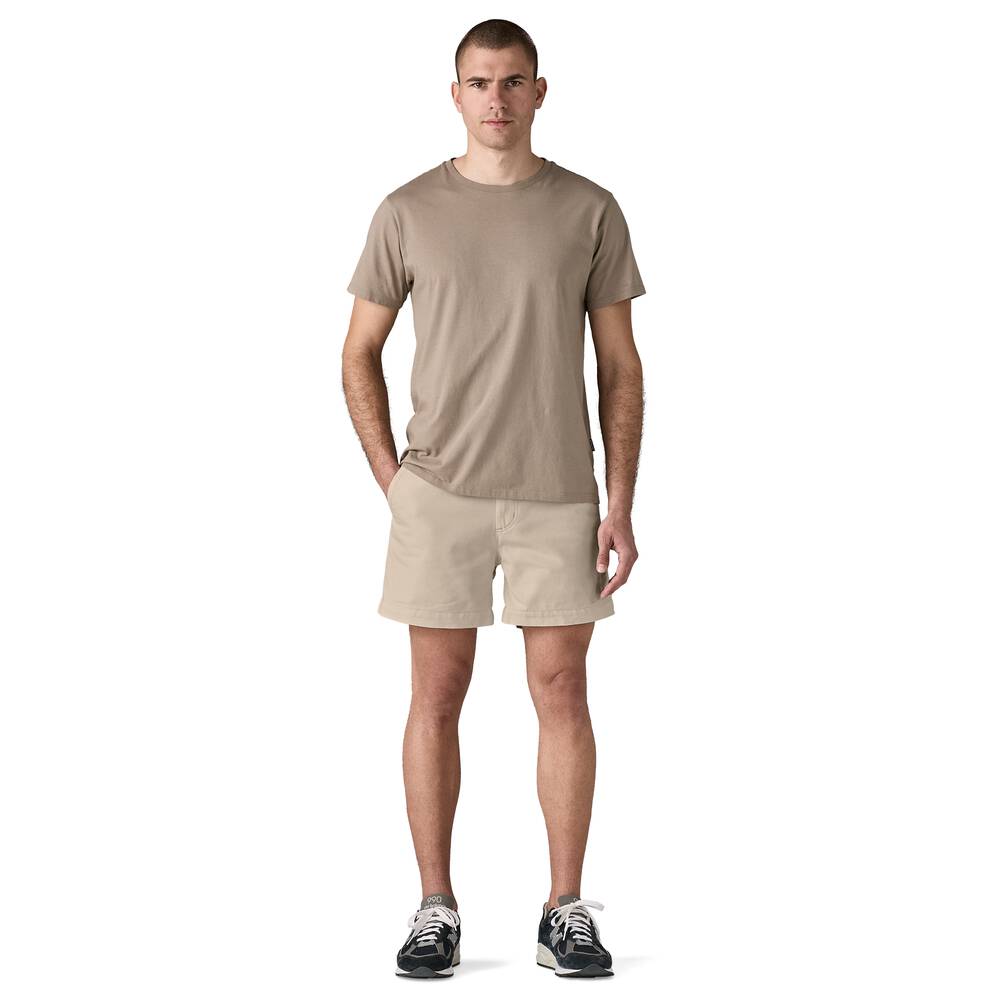 Men's Cotton Canvas Shorts, 5-Inch - Khaki