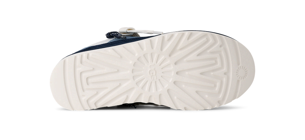 Men's Suede and Mesh Low Top Sneakers - Blue