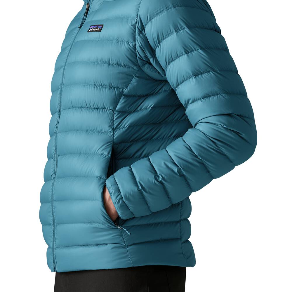 Men's 800-Fill Down Hooded Jacket - Purple
