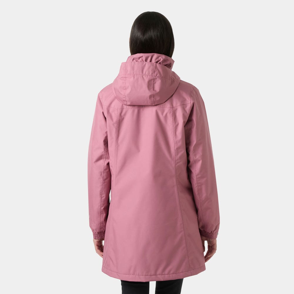 Women's Insulated Rain Coat - White