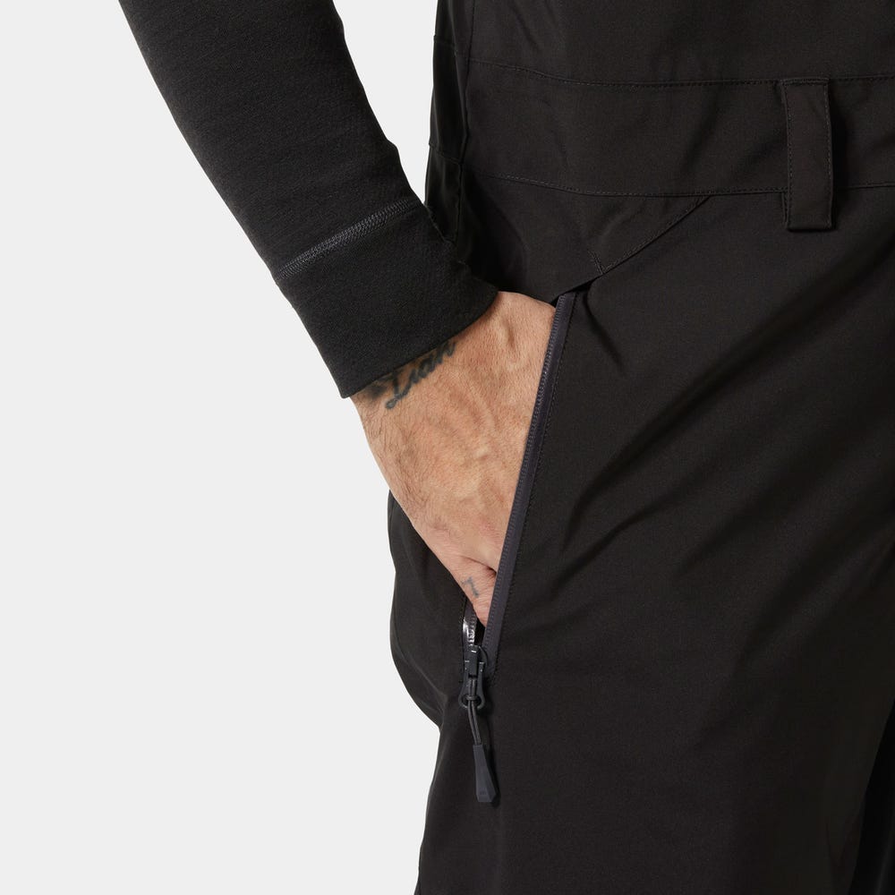 Men's Insulated Ski Bib Pants - Green