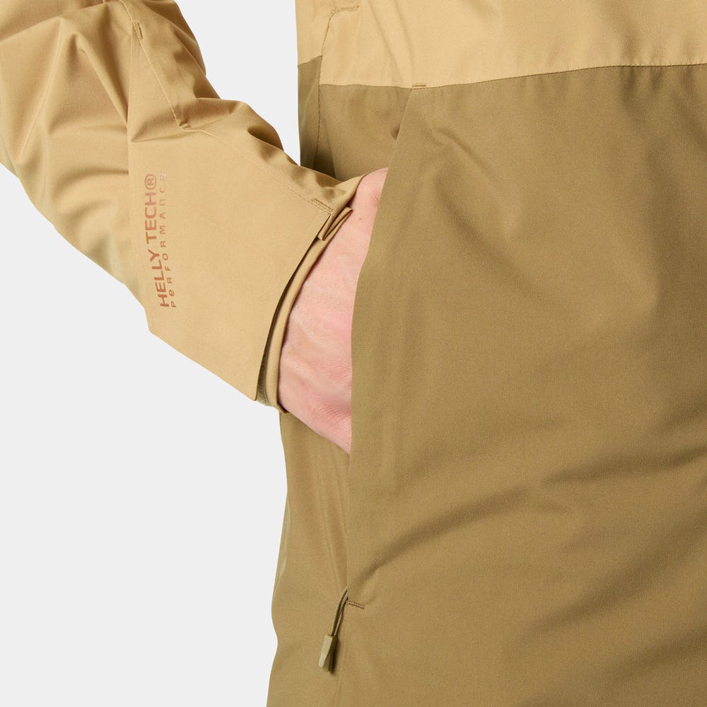 Men's Insulated Waterproof Ski Jacket - Green