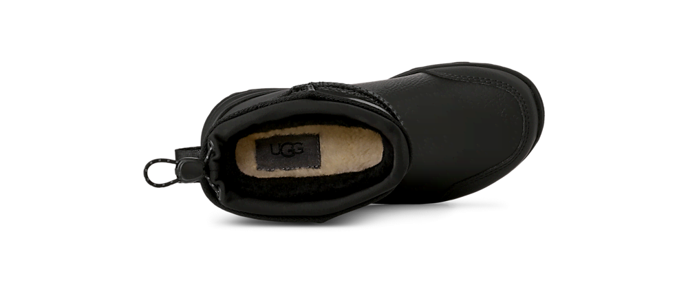 Kids' Waterproof Pull-On Winter Boots - Black