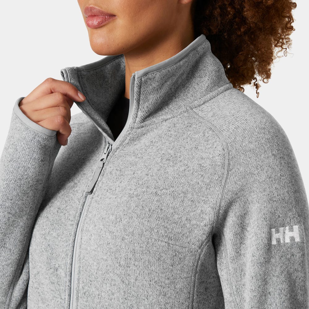 Women's Recycled Fleece Jacket - Gray