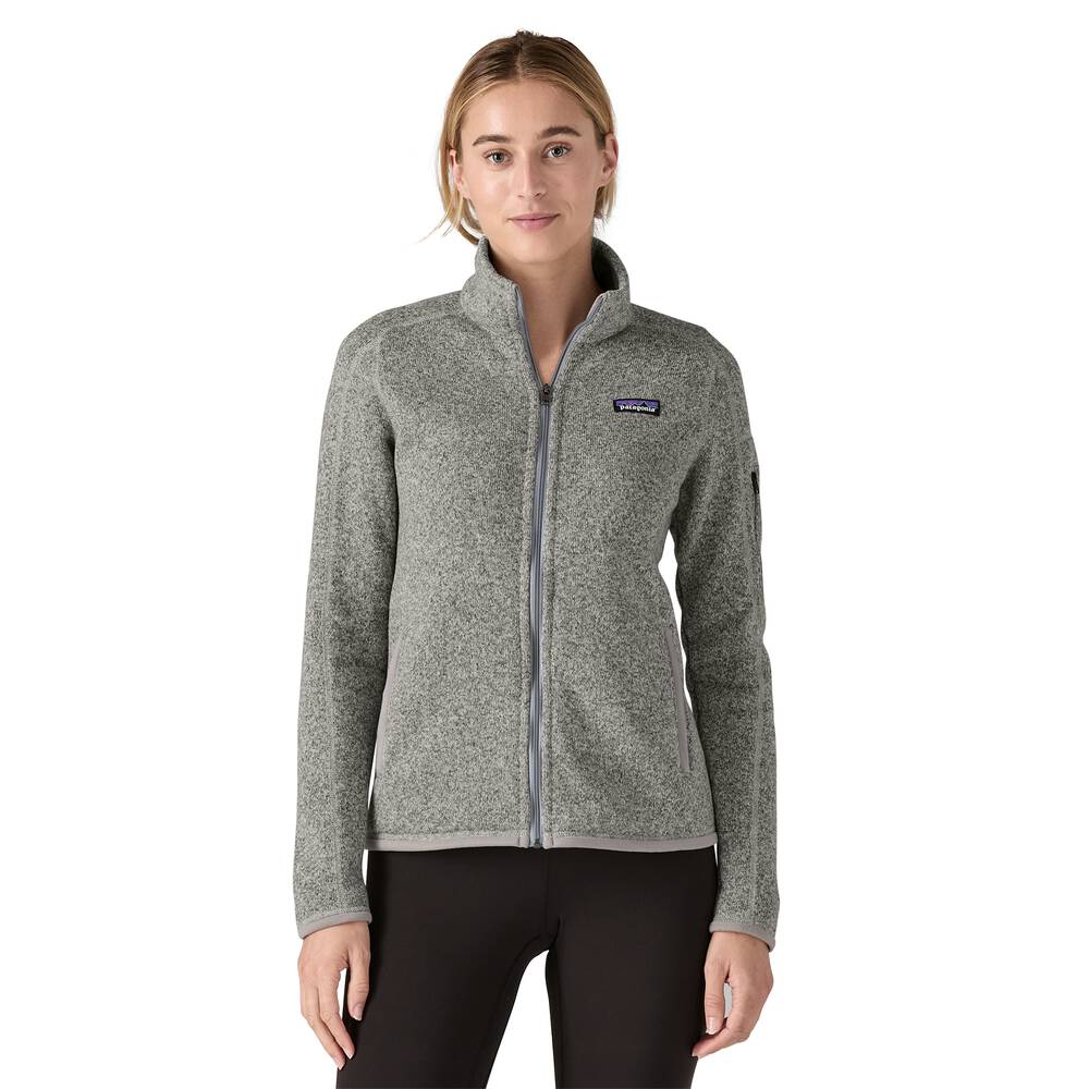 Women's Recycled Knit Fleece Jacket - Black