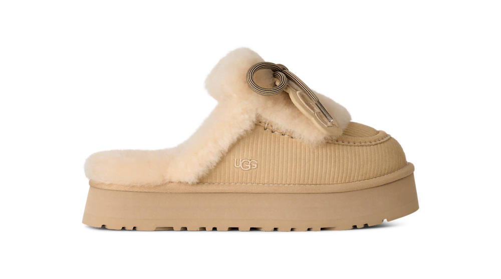 Women's Suede Platform Slipper - Chestnut