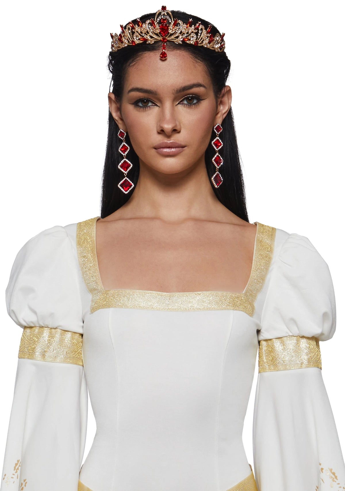 Renaissance Princess Costume Set - White