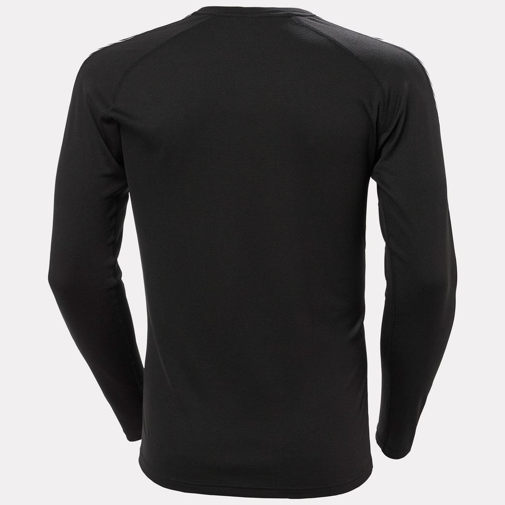 Men's Striped Crew Base Layer Top