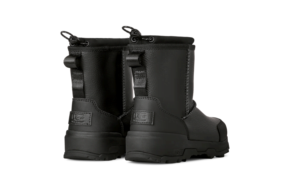 Kids' Waterproof Pull-On Winter Boots - Black