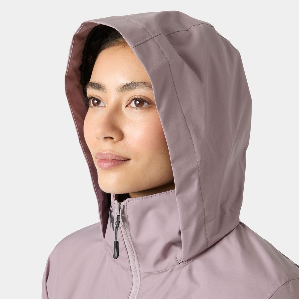 Women's Hooded Sailing Rain Jacket - Black