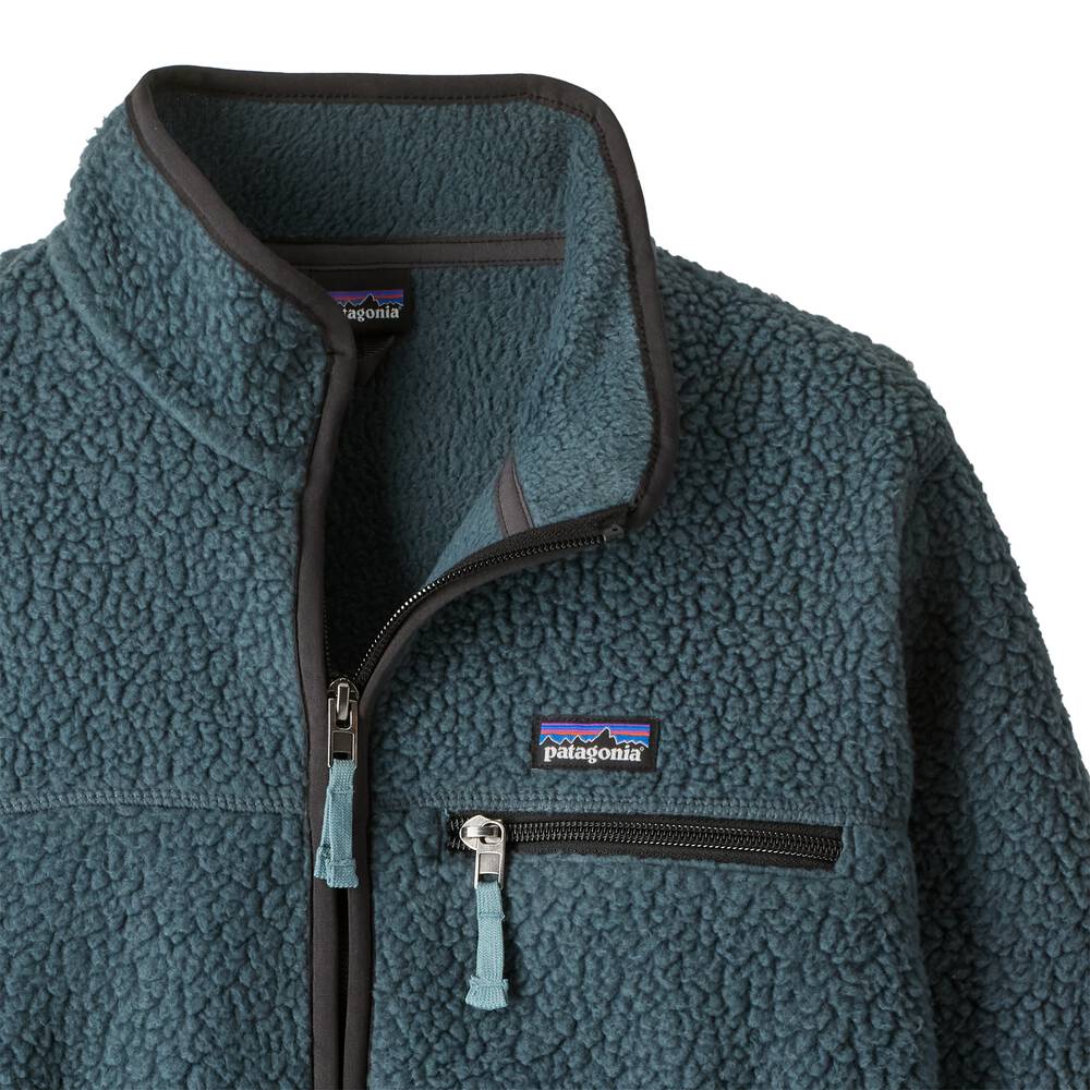 Kids' Full-Zip Shearling Fleece Jacket - Blue