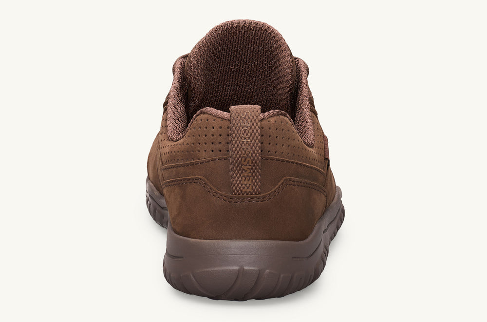 Men's Leather Minimalist Sneaker - Walnut