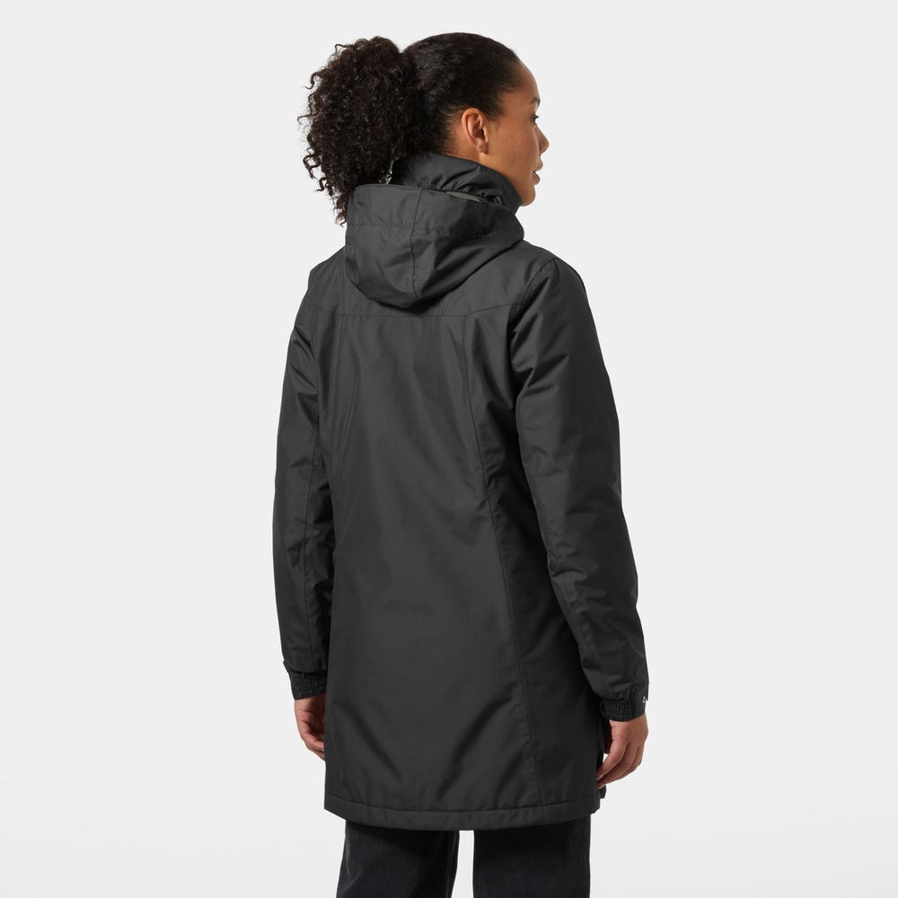 Women's Insulated Rain Coat - White