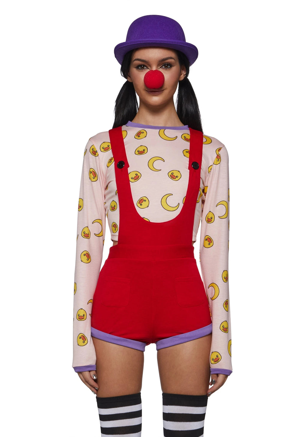 Red TV Clown Costume Set