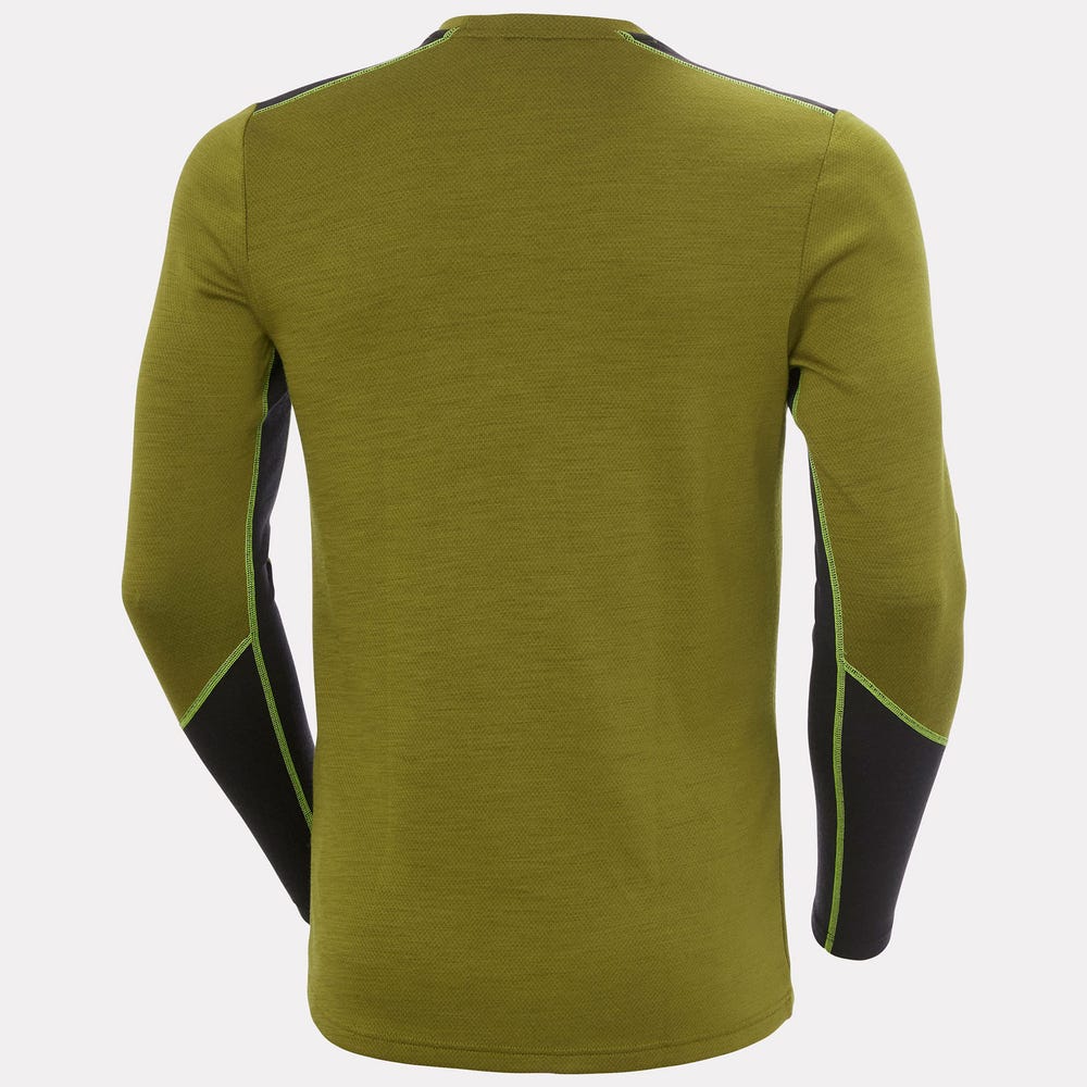 Men's Merino Wool Base Layer Top - Blue
